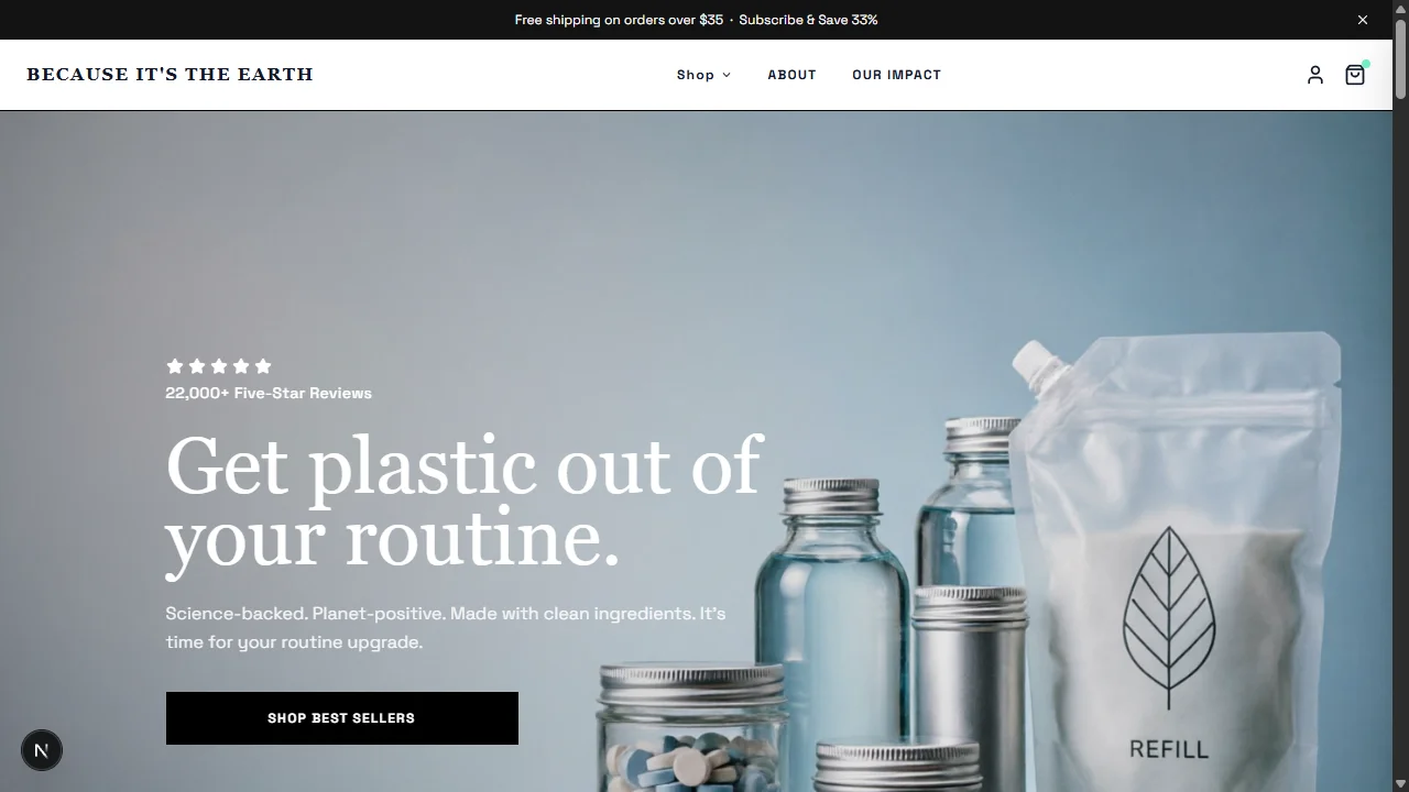 EcoRoutine — Plastic-Free Personal Care